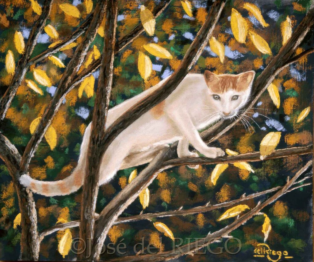 Al acecho - Obra de José del Riego